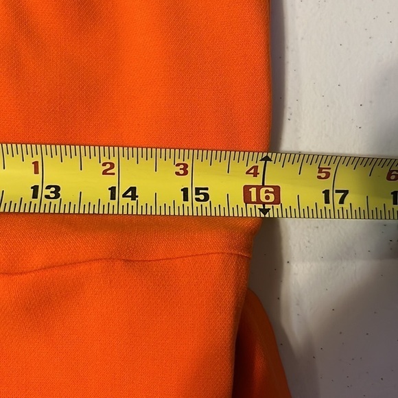 Victoria Beckham orange romper. Sz small - Picture 6 of 8